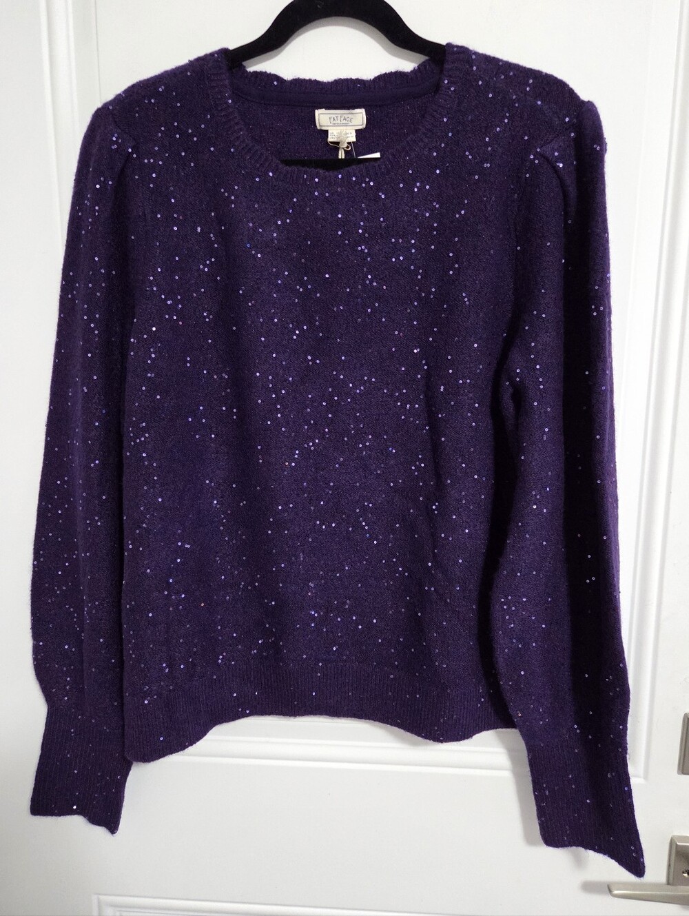 NWT - Fat Face Women's Jasmine Sparkly Sweater - US 8/M, US 10/L, US 12/L